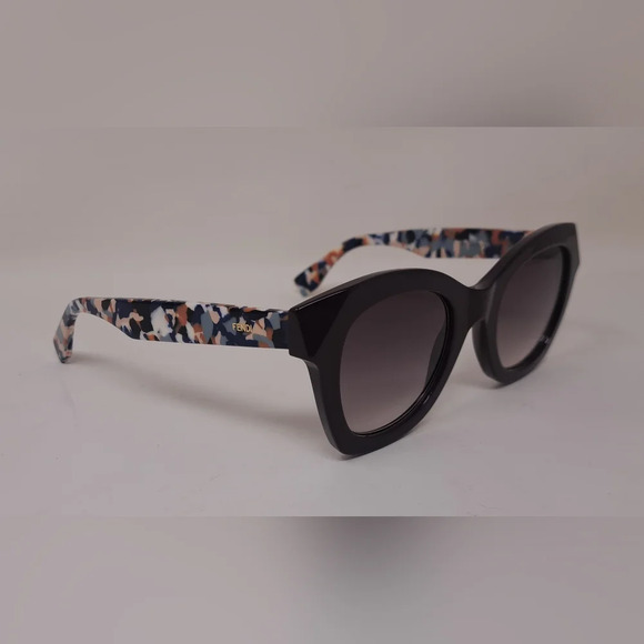 Fendi Womens Sunglasses Chromia Mauve Gradient Cat Eye FF0204/S 5ND/J8 48-23-140 - Picture 13 of 16
